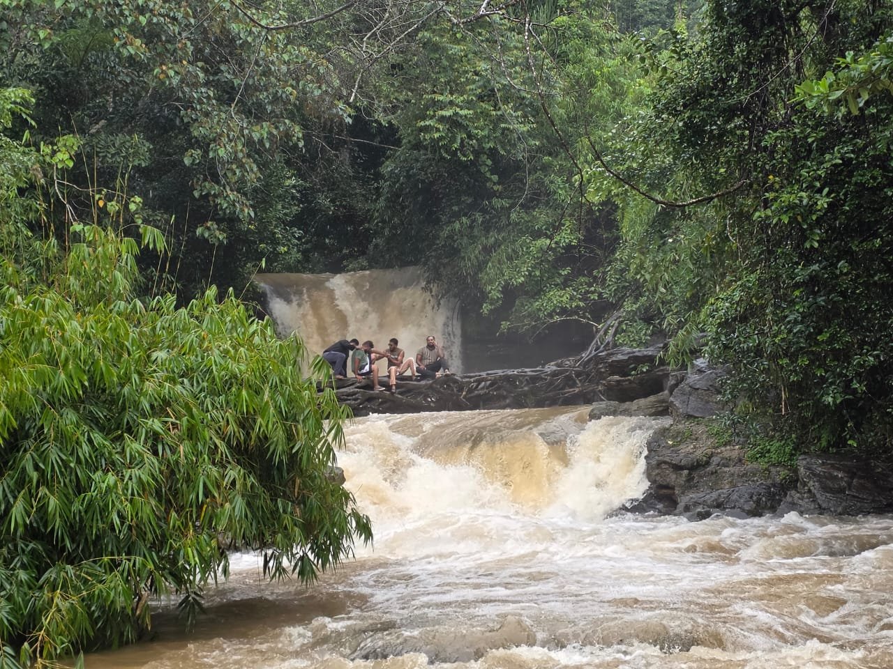 Mountain Waterfall Stream