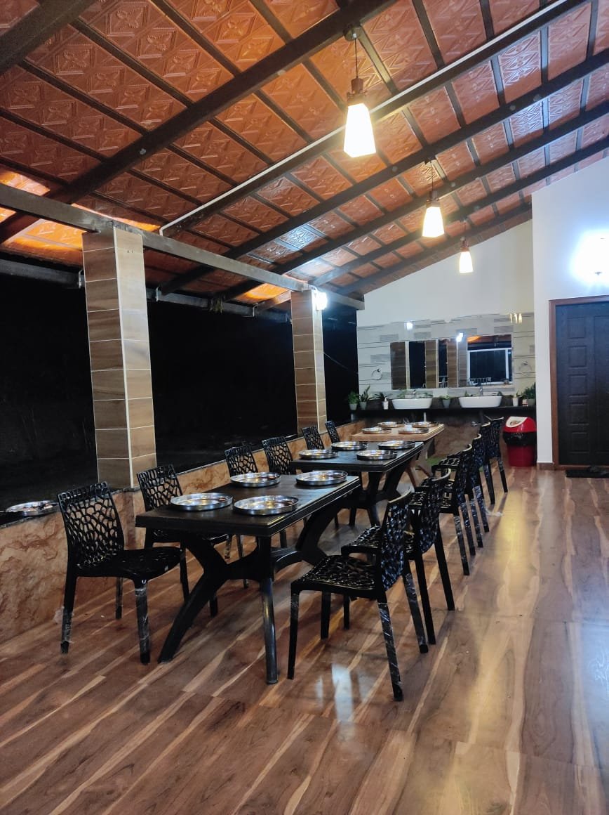 Timber-Roofed Dining Pavilion